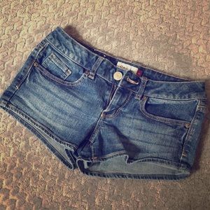 Denim shorts